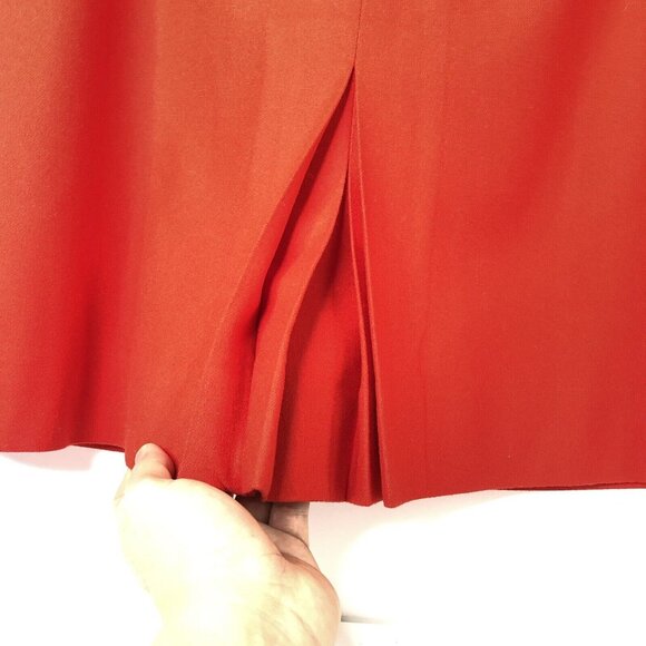 Pendleton 100% Wool Suits Set Blazer Jacket Sz 10 Skirt 12 Red Holiday Christmas - Picture 14 of 15